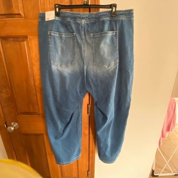 Lane Bryant Stretchy Wide Leg Jeans Plus 28 NWT - Picture 7 of 8